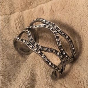 Silver cuff bracelet